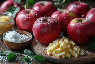 Des cheveux sans pellicules grâce à un soin naturel à la pomme, découvrez comment