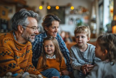 Deux couples, quatre parents, une maison : l'organisation familiale revisitée